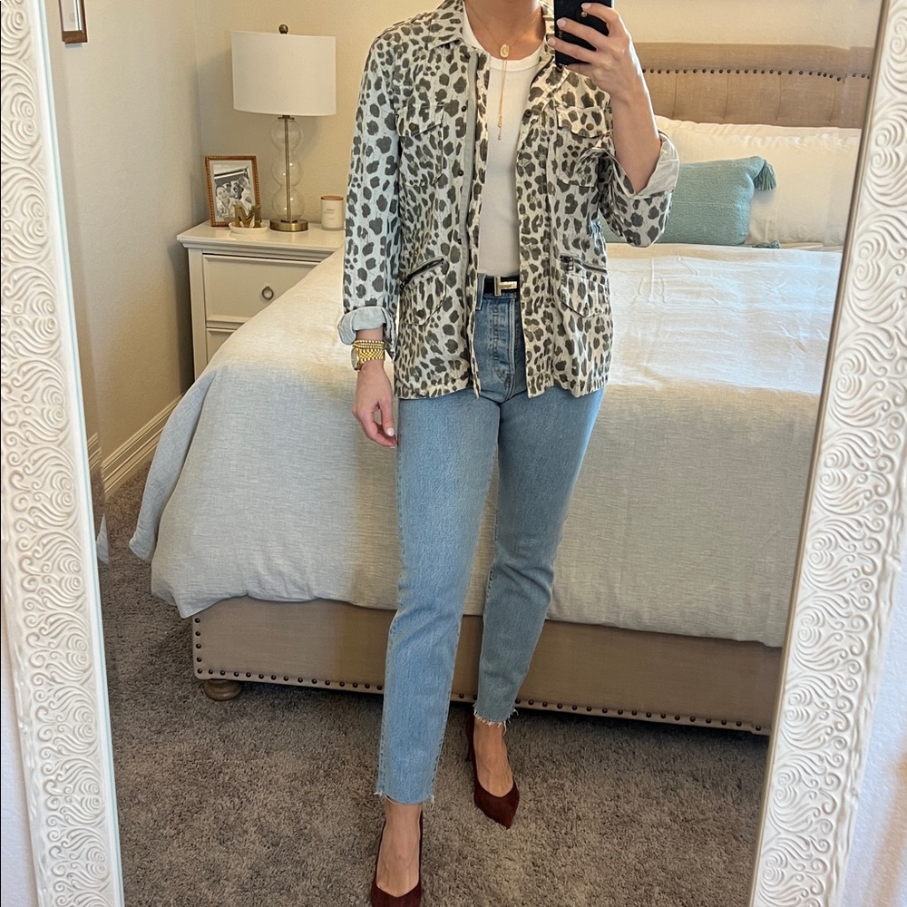 Leopard utility jacket cotton - Picture 2 of 10